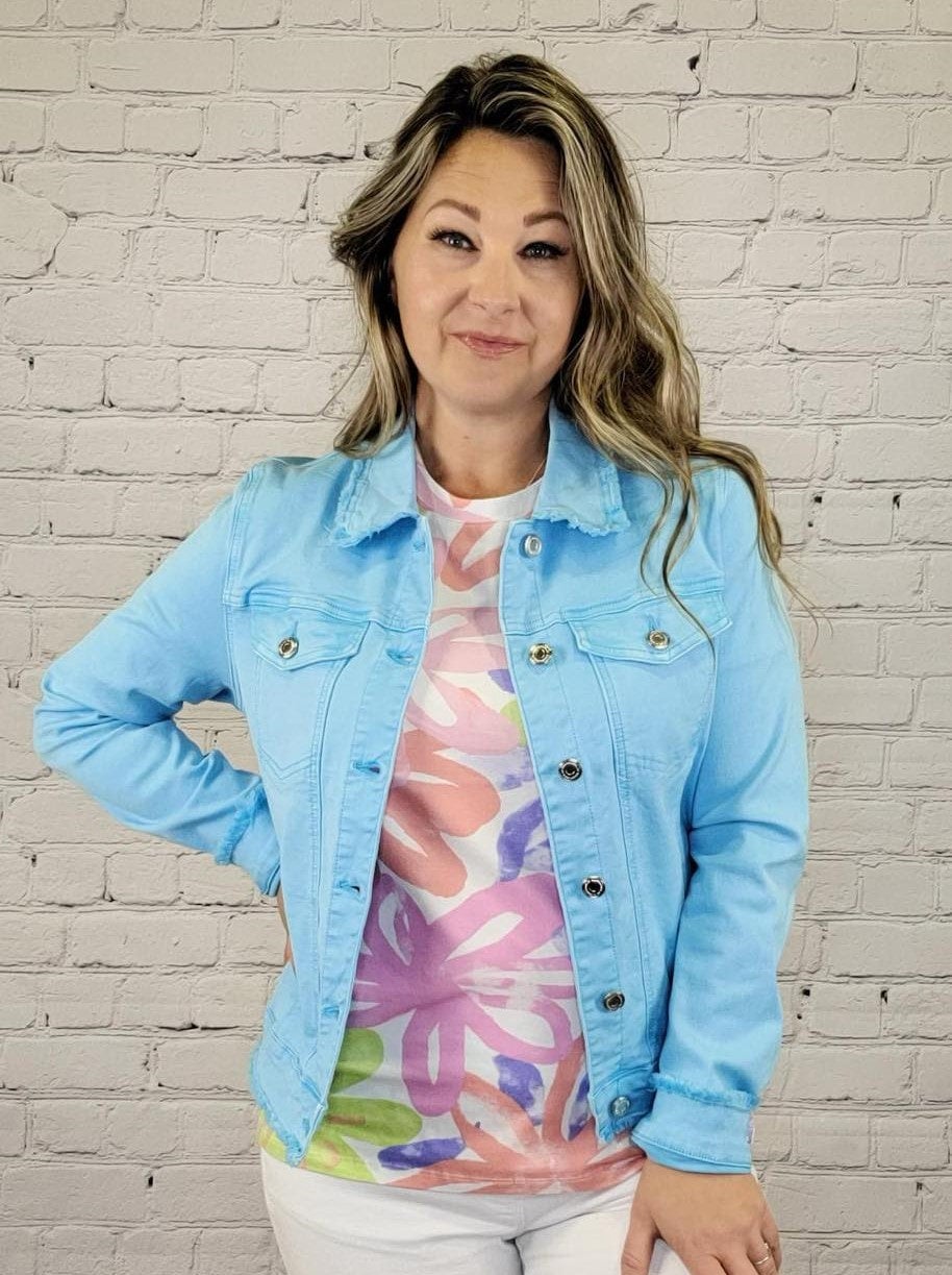 Coloured Jean Jackets by GG Jeans La Dee Da Style Boutique